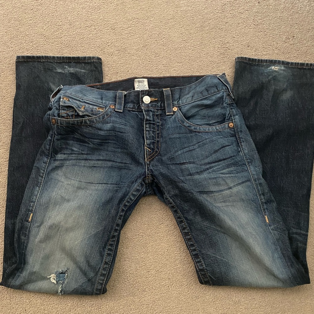 True Religion jeans. Have some wear and tear. Get ‘em!